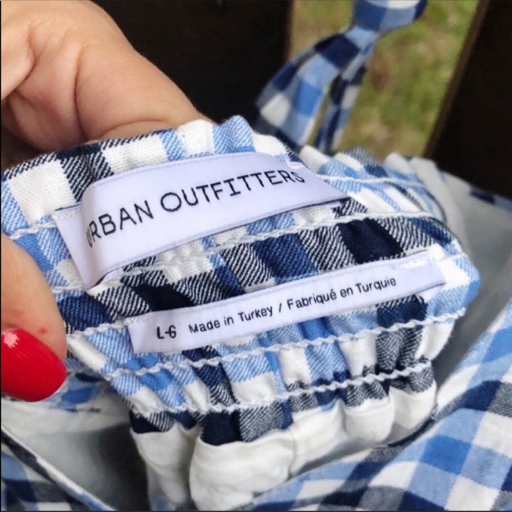 Urban Outfitters Button Down Halter Romper - Picture 5 of 8